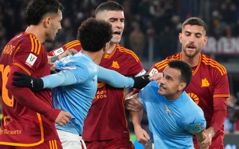 AS Roma vs Lazio là cuộc đối đầu giữa hai đội bóng hàng đầu của thủ đô Rome