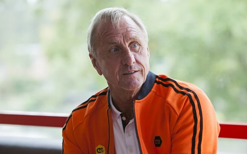 Johan Cruyff là học trò xuất sắc của Michels