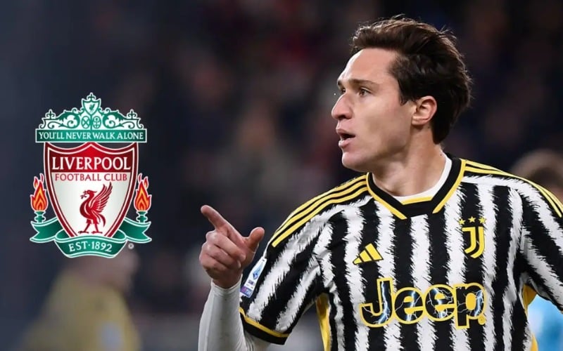 Liverpool gần hoàn thiện hợp đồng chiêu mộ Federico Chiesa