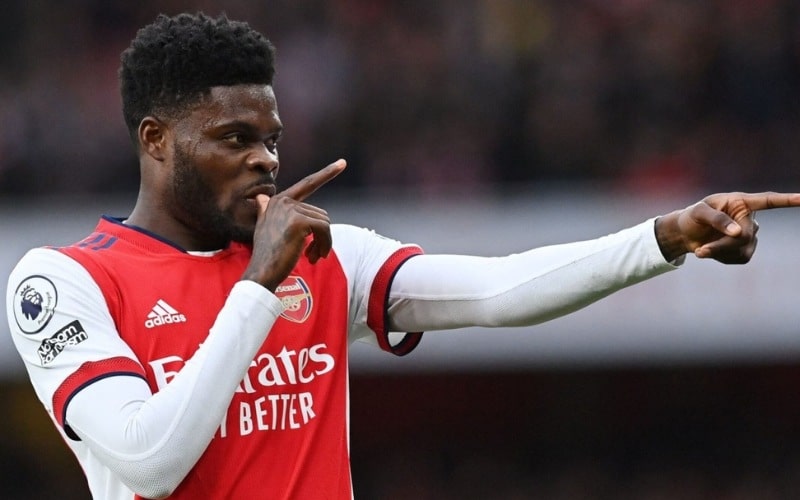 Thomas Partey nhận được rất nhiều sự quan tâm từ đội bóng lớn