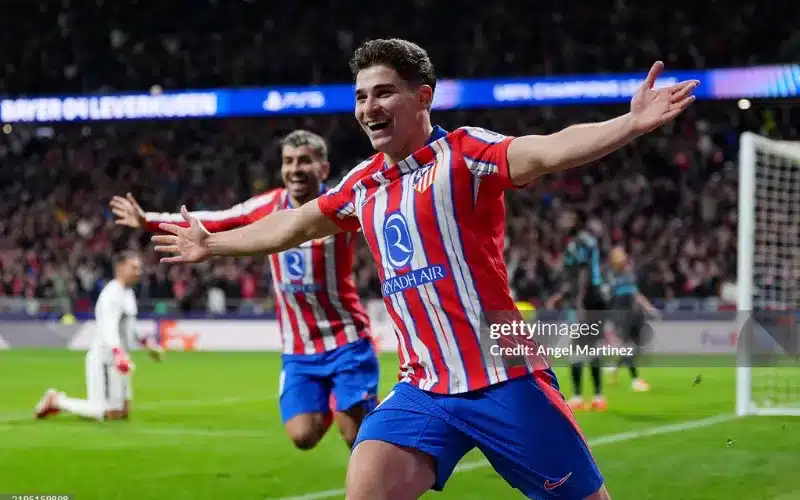 Alvarez ghi dấu ấn trong màu áo Atletico Madrid.