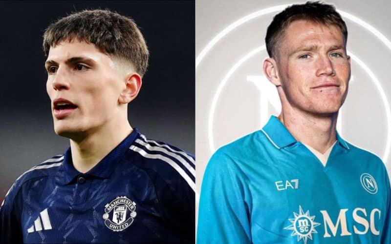 McTominay thuyết phục Garnacho gia nhập Napoli